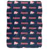 Shippensburg University Blanket, 60"x80" Logo Pattern, Silky Touch Sherpa Back Super Soft Throw Blanket view 2
