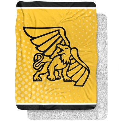 Missouri Western State University Blanket, 60"x80" Logo Dots Silky Touch Sherpa Back Super Soft Throw Blanket