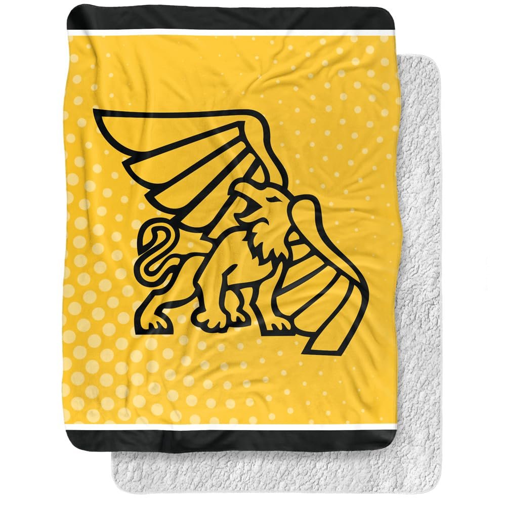 Missouri Western State University Blanket, 60"x80" Logo Dots Silky Touch Sherpa Back Super Soft Throw Blanket