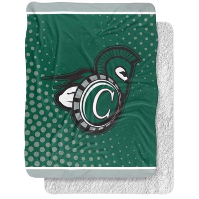Castleton University Blanket, 60"x80" Logo Dots, Silky Touch Sherpa Back Super Soft Throw Blanket
