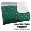 Castleton University Blanket, 60"x80" Logo Dots, Silky Touch Sherpa Back Super Soft Throw Blanket view 3