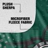 Castleton University Blanket, 60"x80" Logo Dots, Silky Touch Sherpa Back Super Soft Throw Blanket view 4
