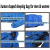 Adult Sleeping Bag Full Body Wearable Suit, Humanoid Sleeping Bag Hoodie Jumpsuit with Sleeves and Feet, Lightweight Waterproof Outdoor Sleeping Wear Jacket for Travel RV Trips Lounging view 2