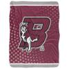 Bloomsburg University Blanket, 60"x80" Logo Dots, Silky Touch Sherpa Back Super Soft Throw Blanket view 2