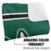 Cleveland State University Blanket, 60"x80" Primary Logo Stripes Silky Touch Sherpa Back Super Soft Throw Blanket view 3