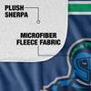 University of West Florida Argonauts Primary Logo, 60"x80" Silky Touch Sherpa Back Super Soft Throw Blanket view 4