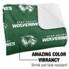 Utah Valley University Blanket, 60"x80" Logo Pattern, Silky Touch Sherpa Back Super Soft Throw Blanket view 3