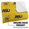 Alabama State University Blanket, 60"x80" Logo Pattern Silky Touch Sherpa Back Super Soft Throw Blanket view 3