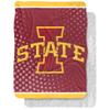 Iowa State University Blanket, 60"x80" Logo Dots Silky Touch Sherpa Back Super Soft Throw Blanket view 1