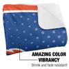 Boise State University Blanket, 60"x80" Logo Dots, Silky Touch Sherpa Back Super Soft Throw Blanket view 3