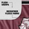 Bellarmine University Blanket, 60"x80" Primary Logo Stripes Silky Touch Sherpa Back Super Soft Throw Blanket view 4