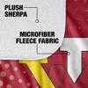 Virginia Military Institute Keydets Logo Dots, 60"x80" Silky Touch Sherpa Back Super Soft Throw Blanket view 4