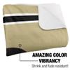 University of Colorado Blanket, 60"x80" Primary Logo Stripes Silky Touch Sherpa Back Super Soft Throw Blanket view 3