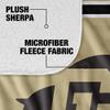 University of Colorado Blanket, 60"x80" Primary Logo Stripes Silky Touch Sherpa Back Super Soft Throw Blanket view 4