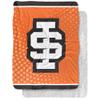 Idaho State University Blanket, 60"x80" Logo Dots, Silky Touch Sherpa Back Super Soft Throw Blanket view 1