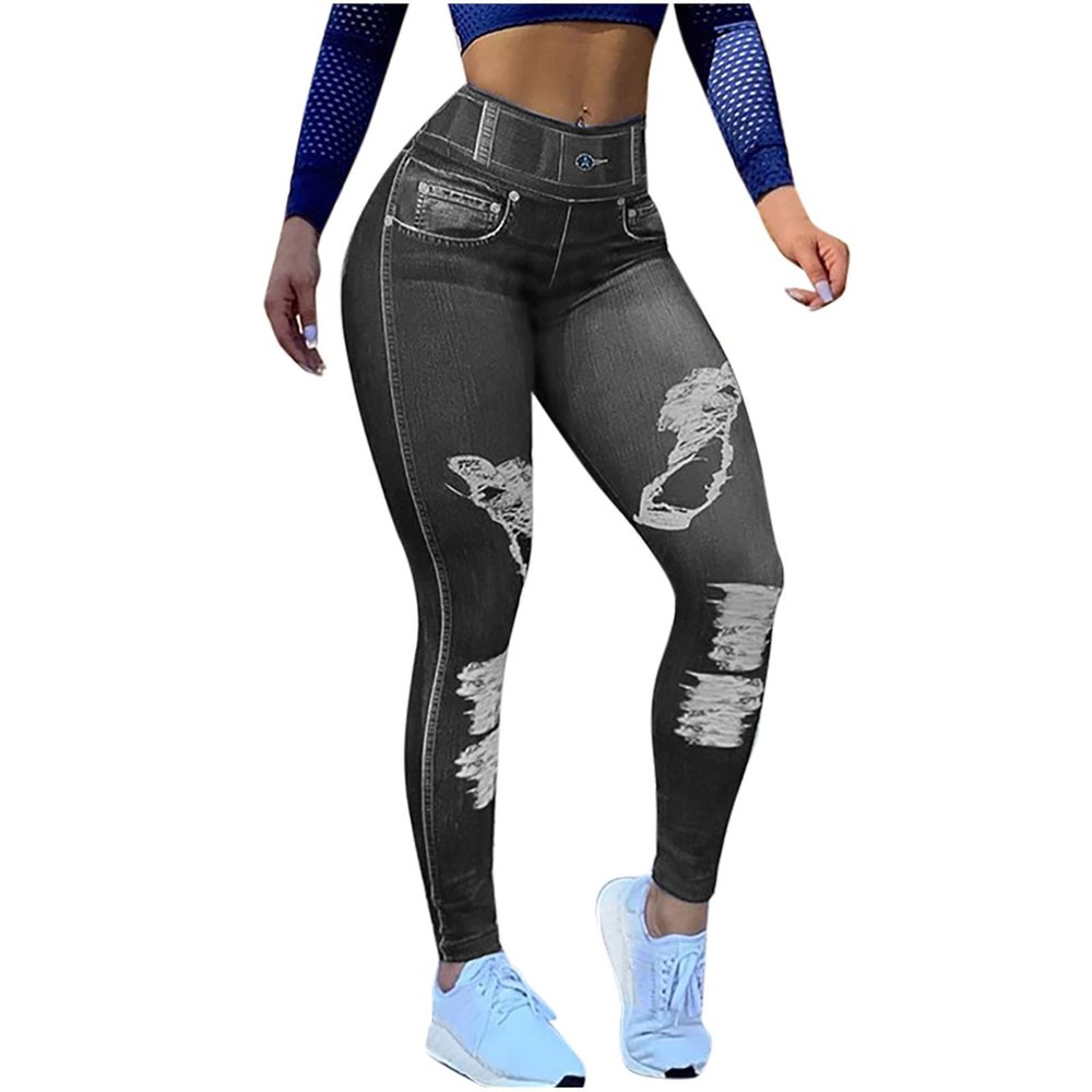 asntrgd Womens Legging Tall Plus Size High Waisted Yoga Leggings Stretch Compression Booty Workout Pants Tights with Pockets