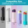 Boot Sleeve for Owala Water Bottle 24 oz - 2 PCS Accessory Silicone Water Bottle Protector for FreeSip/Twist/Flip - Dishwasher Safe, BPA-Free, Non-Toxic view 2