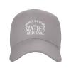 Built in The Sixties Original Hat Men's Vintage Baseball Cap Low Profile Trucker Hat Trendy Gray Hats Adjustable view 2