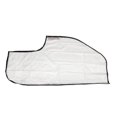 clinmday Folding Golf Bag,PVC Transparent Rainproof Cover for Golf Bag, Waterproof & Dust-Proof Heavy Duty Club Bag Raincoat for Golfer Women Men Transparent