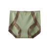 AFTOSA Women's cotton lace briefs, high-waisted, non-traceable, breathable, hip fattening, plus jacquard contrasting belly briefs view 1