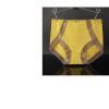 AFTOSA Women's cotton lace briefs, high-waisted, non-traceable, breathable, hip fattening, plus jacquard contrasting belly briefs view 3
