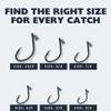 Circle Hooks for Catfish and Other Game Fish, Strong and Durable, High Carbon Steel Catfish Circle Hooks for Freshwater and Saltwater, Available in Sizes 5/0, 6/0, 7/0, 8/0, and 10/0 view 2