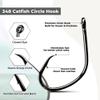 Circle Hooks for Catfish and Other Game Fish, Strong and Durable, High Carbon Steel Catfish Circle Hooks for Freshwater and Saltwater, Available in Sizes 5/0, 6/0, 7/0, 8/0, and 10/0 view 4
