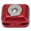 BusoTh Rest Cable Clamp Buckle, Aluminum Alloy Adjustment Knob Improve Accuracy Drop Away Compound Bow Metal Cable Fastener Clip Exquisite Polishing for Archery (Red), BusoTh5r2gs9tdwp-12 view 4