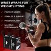 TECEUM Weightlifting Wrist Wraps with Thumb Loop  Black Camo  Queen of Lifts  18 inch  Heavy-Duty Workout Wrist Support & Protection  Ideal for Powerlifting, Strength Training, Bodybuilding view 2
