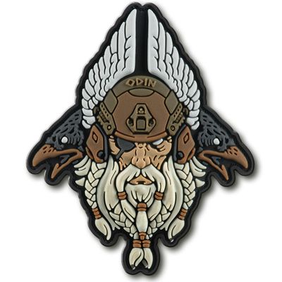 M-Tac Viking Invasion PVC 3D Morale Patch Military & Tactical Army (White/Coyote)