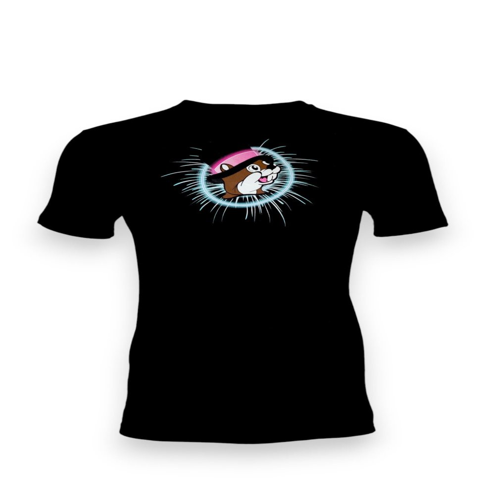Buc-ee's New Year's Eve Glow in The Dark T-Shirt, 2024 (US, Alpha, Small, Regular, Regular, Black)