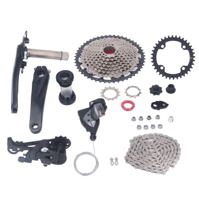 AYNEFY Flywheel Aluminum Alloy for Mountain Bike Speed Derailleur Kit 10 Speedfor Mountain Bike (36T Chainring), AYNEFYfsgncr3d2y-13