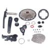 AYNEFY Flywheel Aluminum Alloy for Mountain Bike Speed Derailleur Kit 10 Speedfor Mountain Bike (36T Chainring), AYNEFYfsgncr3d2y-13 view 1