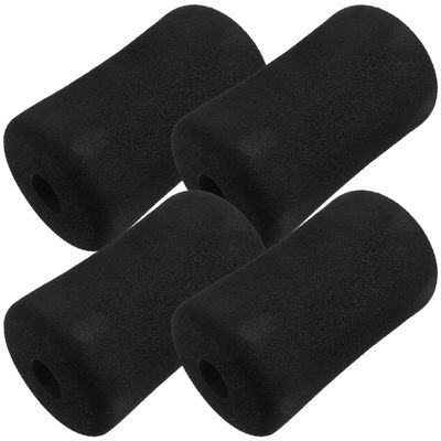 GOOHOCHY 4Pcs Foam Pad Replacement Sleeve for Gym Exercise Equipment Comfortable Sponge Cover for Ab Training and Leg Extension Machines