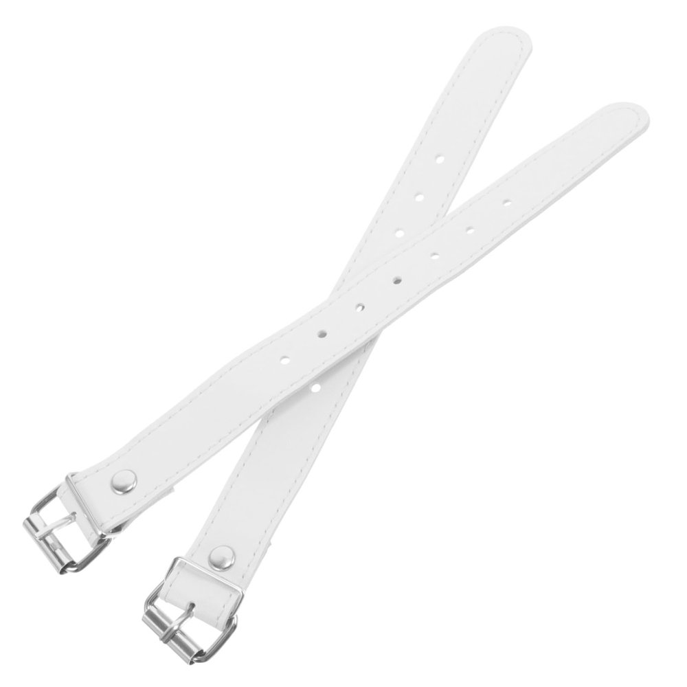 1Pair Adjustable Leather Bike Basket Straps Durable Straps for Front Bicycle Convenient Bike Basket Belt for Secure Storage