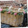 1Pair Adjustable Leather Bike Basket Straps Durable Straps for Front Bicycle Convenient Bike Basket Belt for Secure Storage view 2