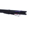 HongK 1.5" 32mm 16" Rise Pre-wired Handlebar Compatible with 08-13 Road King FLHR (Spike Corner) Black Pre Drilled Crash Bar view 4