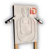 ID TQ-20 Self-Healing Infinity Target - Durable, Reusable Rubber Shooting Target for Thousands of Rounds | Reactive Hit Response | Weatherproof, No Ricochet | Supports Calibers Up to .50 BMG view 1