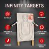 ID TQ-20 Self-Healing Infinity Target - Durable, Reusable Rubber Shooting Target for Thousands of Rounds | Reactive Hit Response | Weatherproof, No Ricochet | Supports Calibers Up to .50 BMG view 2