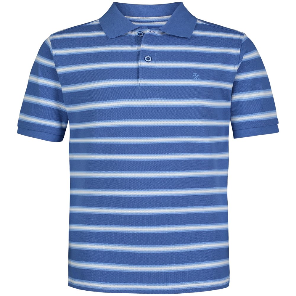 Izod Boys' Short Sleeve Pique Polo Shirt, Bright Cobalt, 8