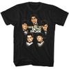 American Classics New Kids on The Block Logo Photo Adult Short Sleeve Vintage Style 90s Boy Band Graphic T-Shirt (Black, 5XL) view 1