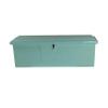 Taylor Made Stow N Go Standard Fiberglass Dock Box, Medium (24"H X 72"W X 23"D), Seafoam Green, Smooth Interior Finish, Lockable Latch, Stainless-Steel Hardware - 83552SF view 1