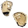 SSK ZSLOW DIMPLE Slowpitch Softball Glove  Game Ready  12.5 - 13 - 13.5 - 14  Right & Hand Left Hand Throw (Camel/Black, 12.5" - Left Hand Throw) view 1
