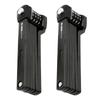 HEB Defender Folding Bike Lock - Heavy Duty Bike Lock - Anti-Theft-Foldable Bike Lock, Combination Bike Lock for Ebikes, MTB, Scooters, & Bicycles (33.5 inch Compact Combination Lock, 2, Count) view 1