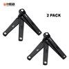 HEB Defender Folding Bike Lock - Heavy Duty Bike Lock - Anti-Theft-Foldable Bike Lock, Combination Bike Lock for Ebikes, MTB, Scooters, & Bicycles (33.5 inch Compact Combination Lock, 2, Count) view 2