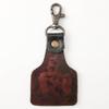 American Darling ADKR214 Hand Tooled Carved Genuine Leather Keyring view 3