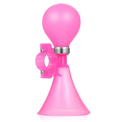 Happyyami Trumpet Bike Horns Pink Car Accessories Bike Train Horn Bike Squeeze Horn Air Horn for Bike Scooter Horn Bell Clown Accessories Kids Bike Horn Skateboard Child Plastic Stroller, Medium
