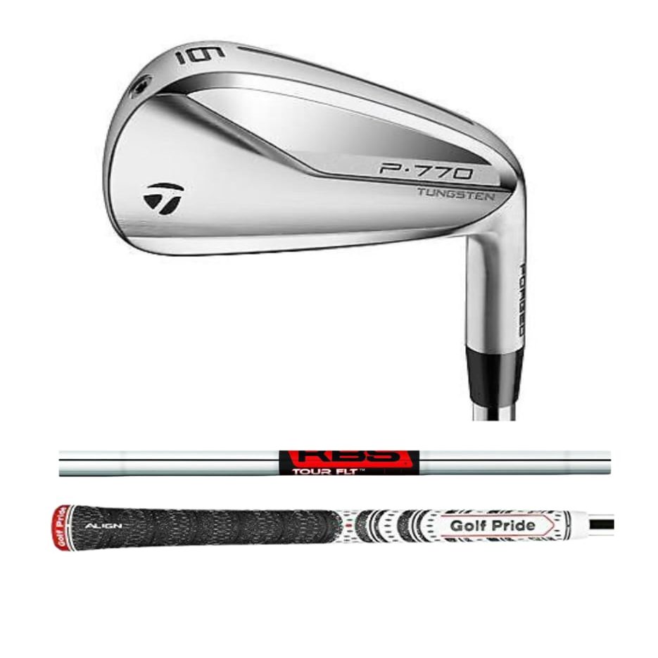New Taylormade P770#6 Iron, KBS Tour FLT 120 Stiff Flex Shaft