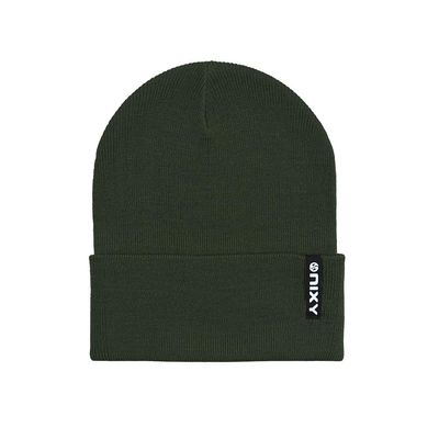 NIXY Cuffed Premium Wool Blend Beanie Unisex Stylish, Warm, Lightweight and Comfort Hat for Outdoor Activities (One Size, Green)