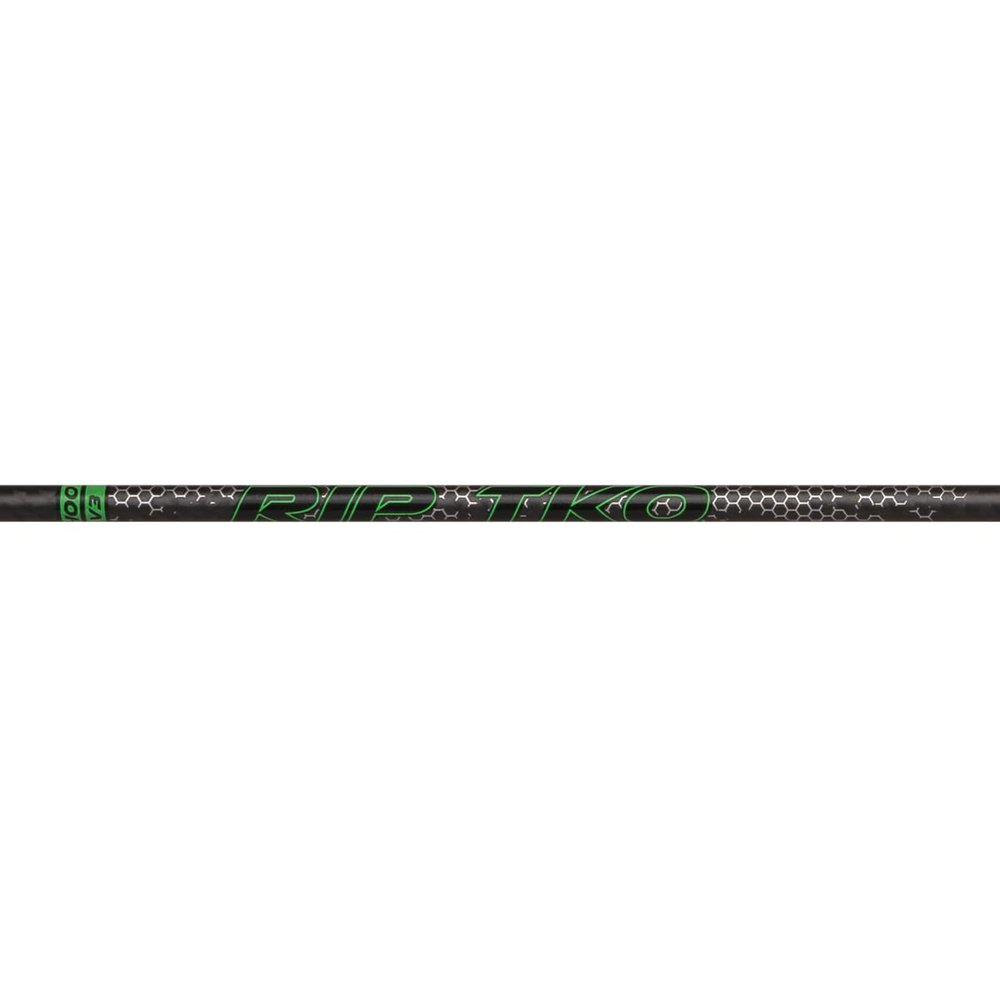 Victory Archery RIP TKO 0.204" Small Diameter Hunting Arrow (Spine: 200, 12 Pack Bare Shafts, Straightness  0.003 - Gamer - Green)